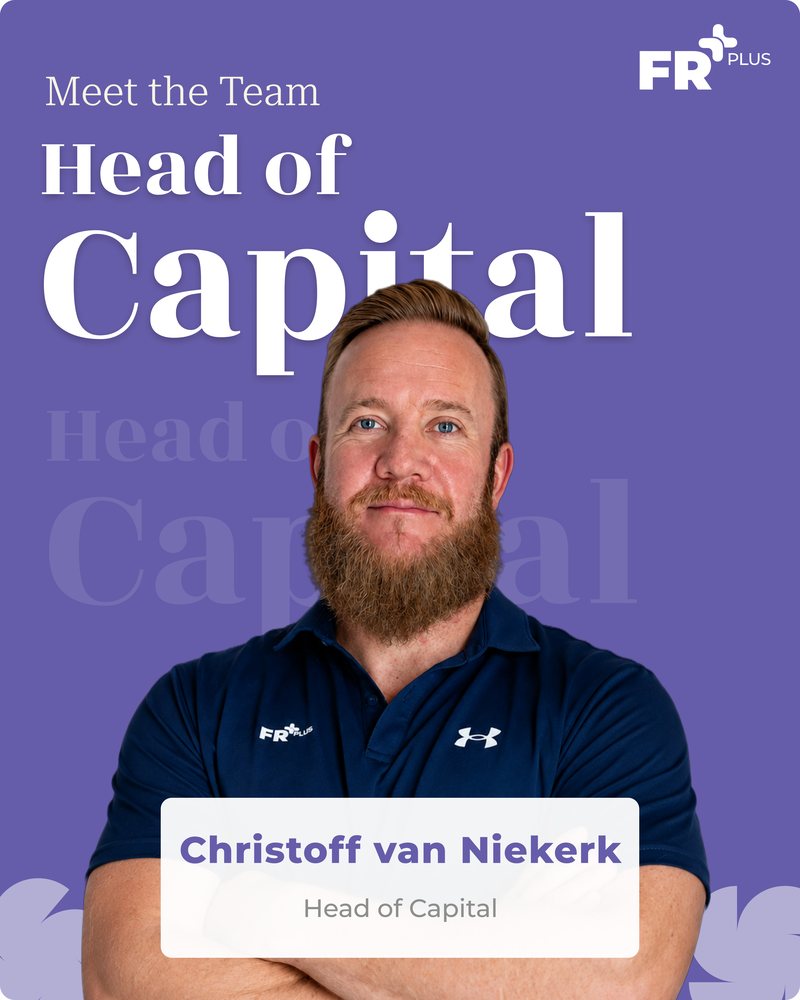 Christoff van Niekerk, Head of Capital at FR Plus